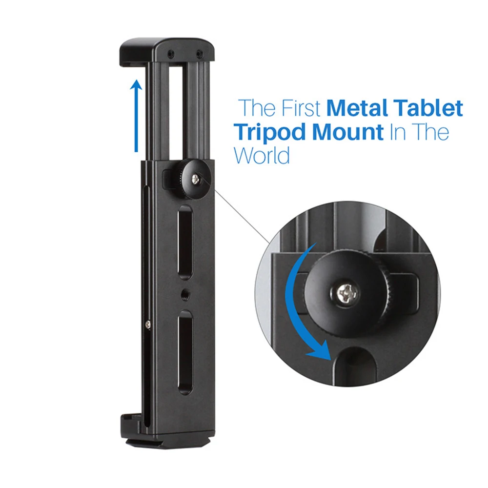 

Ulanzi U-Pad Pro Aluminium Tablet Tripod Mount Holder Clamp Cold Shoe Compatible with iPad Pro iPad Mini