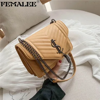 

Luxury Brand Tassel Small Square Purses Chain Flaps Fashion PU Leather Crossbody Bags Designer Thread Messenger Shoulder Bolsa