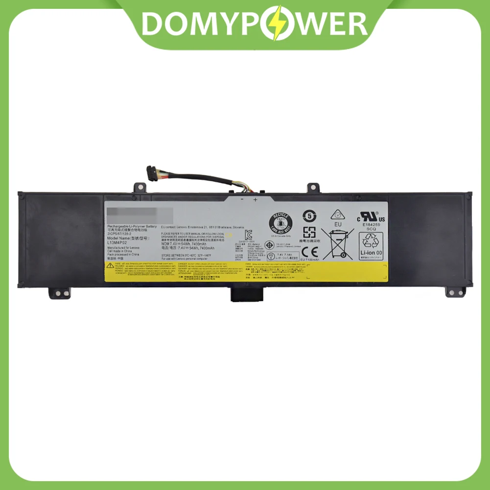 

Laptop Battery for Lenovo Y50 Y50-70 L13N4P01 L13M4P02 7.4V 54WH 4-Cell