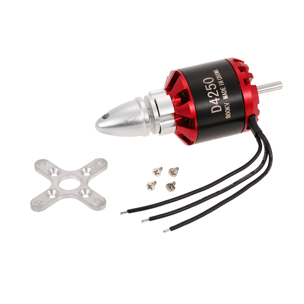 

D4250 800KV RC Brushless Motor for Glider Warbirds Fixed-wing RC Airplanes Helicopter Plane RC Toys Model Part