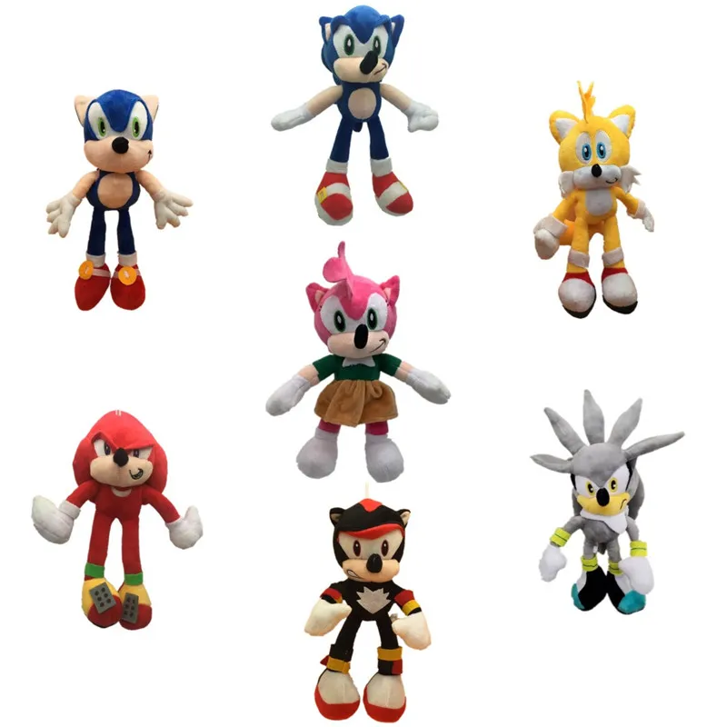 Игрушка Ника 25 см Sonic Peluche Игрушки Милый Плюшевый Соник игрушки мягкие куклы подарок для детей Рождество