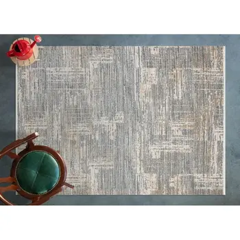 

Apex Loft 3 'x 5' Polypropylene Grey/Beige Runner Rug