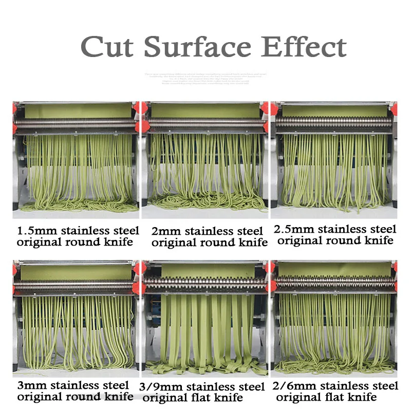 750WAutomatic Electric Stainless Steel Commercial Household Small and Medium Desktop Pressing Machine Pasta Machine