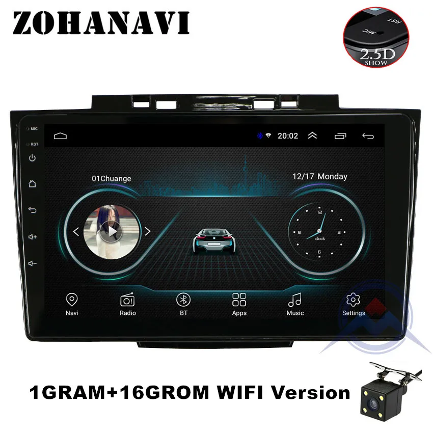 ZOHANAVI 2.5D 9 дюймов Android 9,0 автомобильный радиоприемник gps для Great Wall Hover H3 H5 2013- мультимедийный плеер с картами - Цвет: 1G 16G Camera