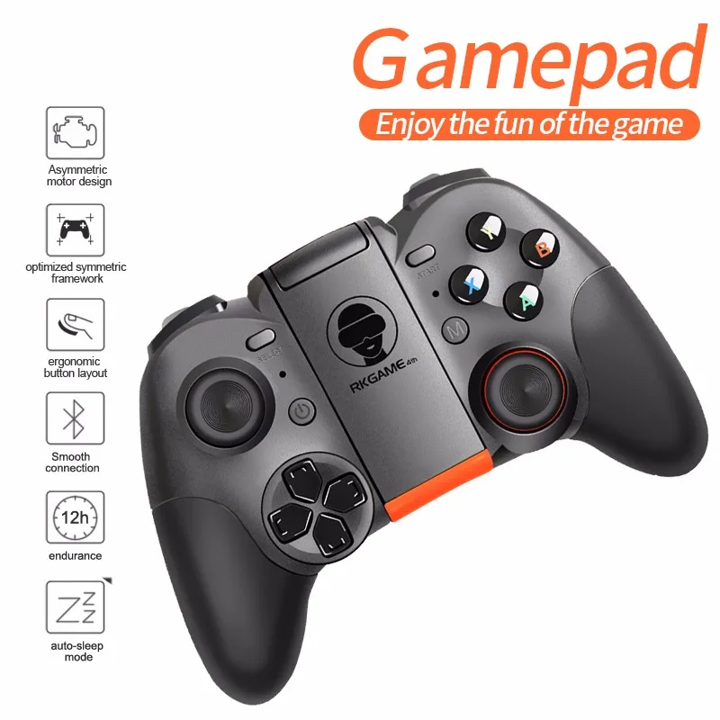 RKGAME 4th VR игровой контроллер геймпад для iOS, Android мобильный телефон/ПК планшет джойстик Bluetooth беспроводной пульт дистанционного управления геймпад
