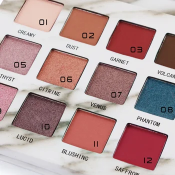 

Eyeshadow Palette 12 Colors Luxury Golden Matte Nude Eye Shadow Palette Cosmetic Makeup Eyeshadow Palette -