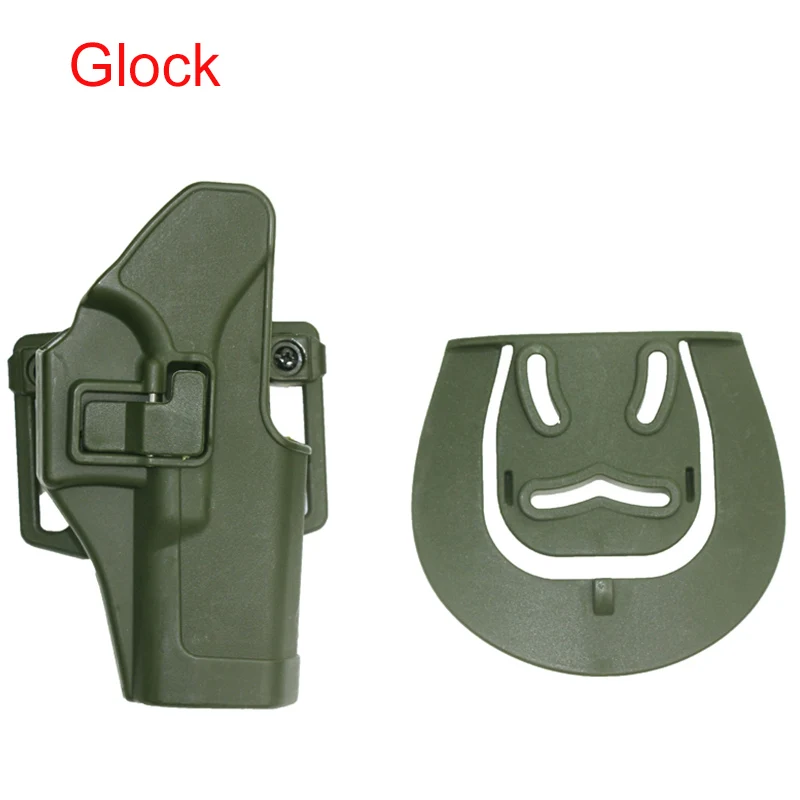 Тактический Военный Airsoft кобура для пистолета Glock 17 18 19 26 31/M9/USP/1911/SIG P226 чехол для ружья охотничий Пейнтбольный ремень правый - Цвет: Glock 17