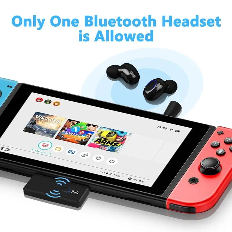 Bluetooth 5 0 USB Type C аудио передатчик адаптер ресивер с микрофоном для Nintendo Switch PS4 TV PC