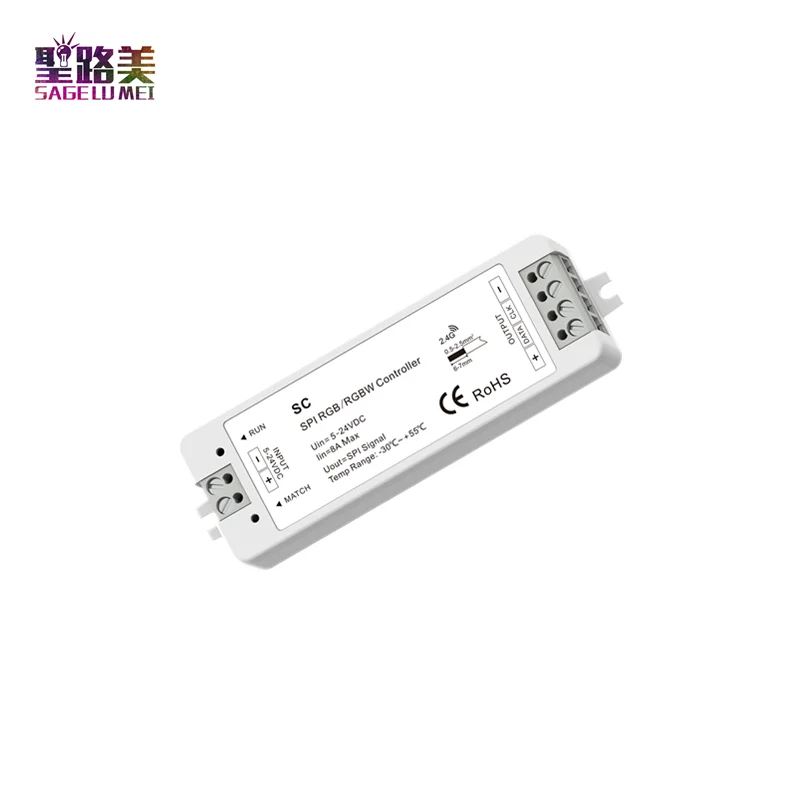 Светодиодный радиочастотный контроллер SC 5 24 В постоянного тока SPI TTL RGB RGBW макс. 1024