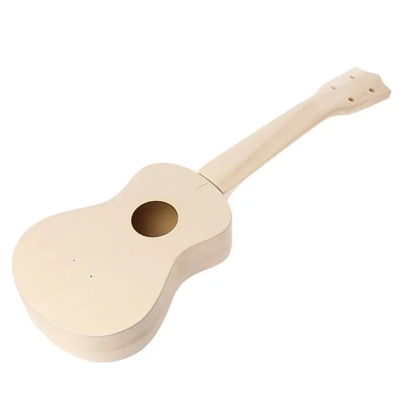 New 1 Set Men Women DIY Ukulele Make Your Own Ukulele Hawaii Ukulele Kit Musical Instrument 4 Styles