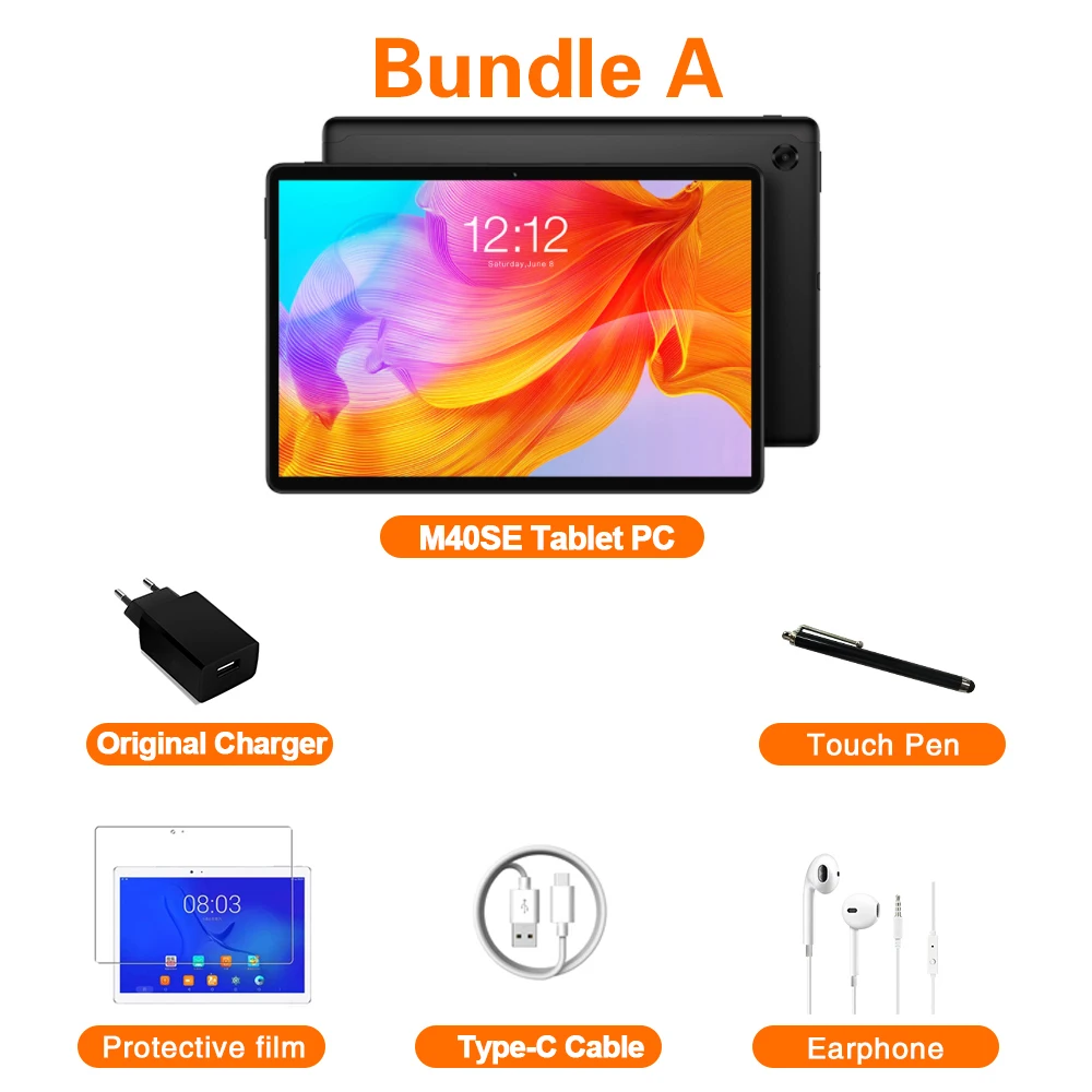 Teclast M40SE Android Tablet 10.1", 4GB RAM, 128GB ROM, Android 10.0, Octa Core, 1920x1200 FHD, 4G LTE, 5G WiFi, Bluetooth, GPS cheap tablets Tablets