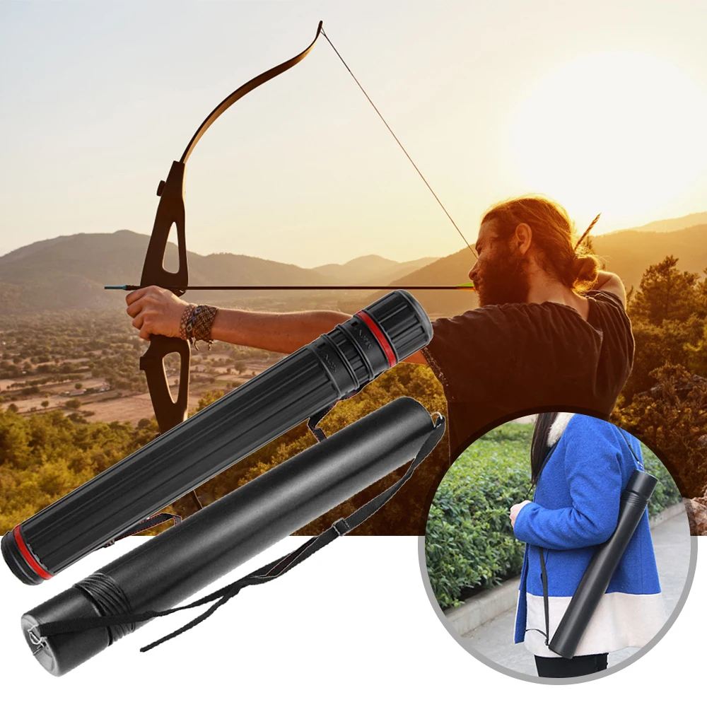Telescopic Archery Arrow Case Carrier Archery Arrow Tube with