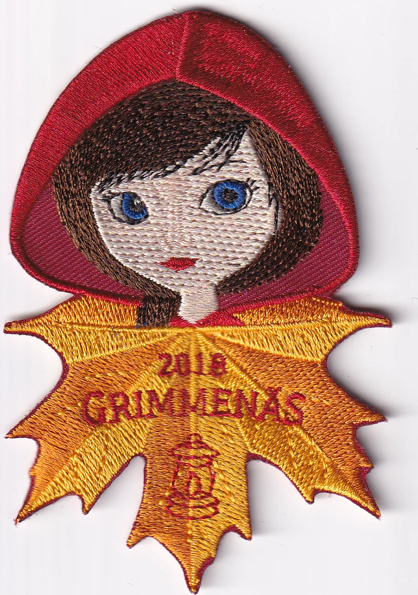 

Embroidery badge patch personalized customization display :little girl