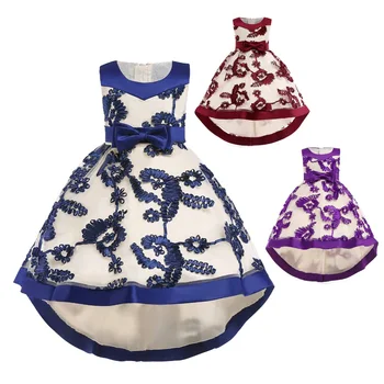 

Girl Dress Formal 3-12yrs Floral Baby Girls Dresses Vestidos Wedding Party Children Clothes christmas Clothing princess dress