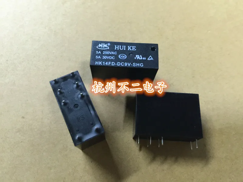 

Rely HK14FD-DC9V-SHG 5A 250VAC 2 groups normally abbreviate 2 groups normally enclosed