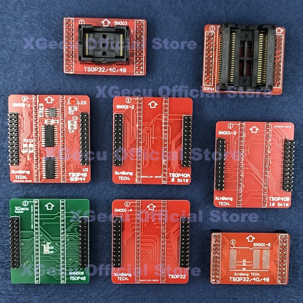 NAND TSOP32/40/48 TSOP48 SOP44 ZIF адаптер для XGecu TL866II Plus USB Универсальный программист SPI