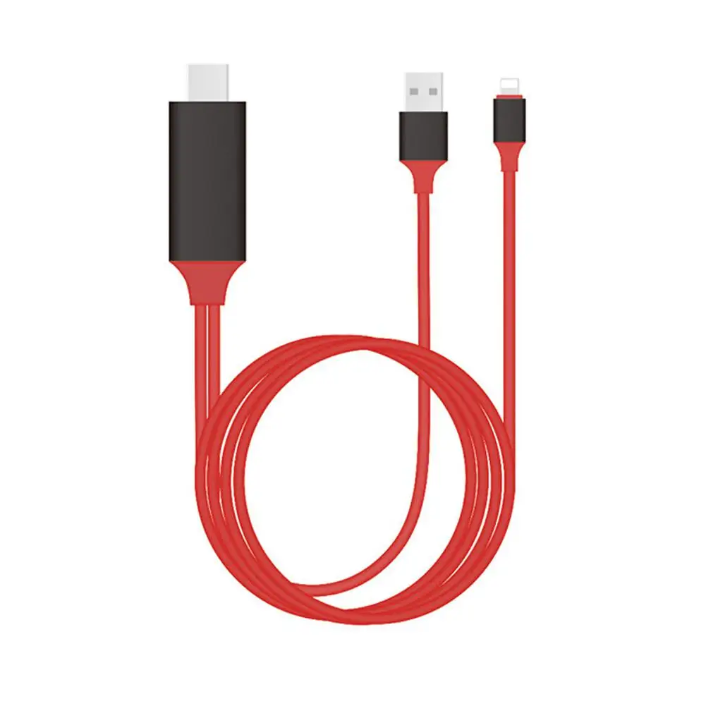 MeterMall HDMI кабель удлинитель для мобильного телефона применимый к Apple конвертировать в HDMI синхронный кабель передачи