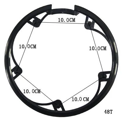 G4QA-48 Black Защитный чехол для горного велосипеда MTB, велосипедная Звездочка для горного велосипеда, защитное устройство - Цвет: G4QA-48 Black