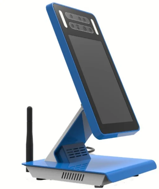 Торговый центр распознавание лица оплата AIO с 8 дюймов ips рекламный экран 3D