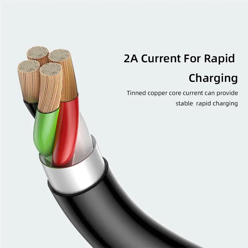 2 в 1 USB пружинный кабель для передачи данных type C Портативный Micro USB-C кабель для быстрой зарядки мобильного телефона для samsung Oneplus Xiaomi huawei LG