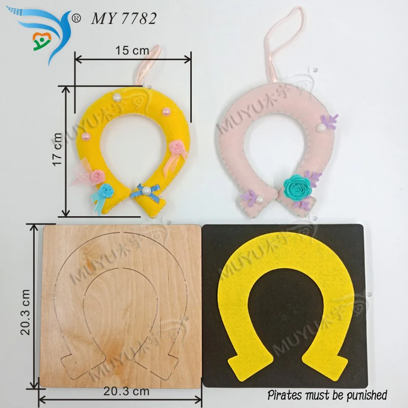 U type Home Party DIY Pendant moulds die cut accessories wooden die MY7782