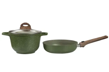 

Set of dishes panairo "oliverstone Max" № 2 of 3 items (Pan 3l + lid + frying pan 22 cm)