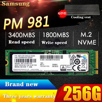 

SAMSUNG SSD M.2 PM981 256GB 512GB 1TB Solid State Hard DiskInternal disco duro TLC M2 SSD NVMe PCIe 3.0 x4 NVMe Laptop PM981 SSD