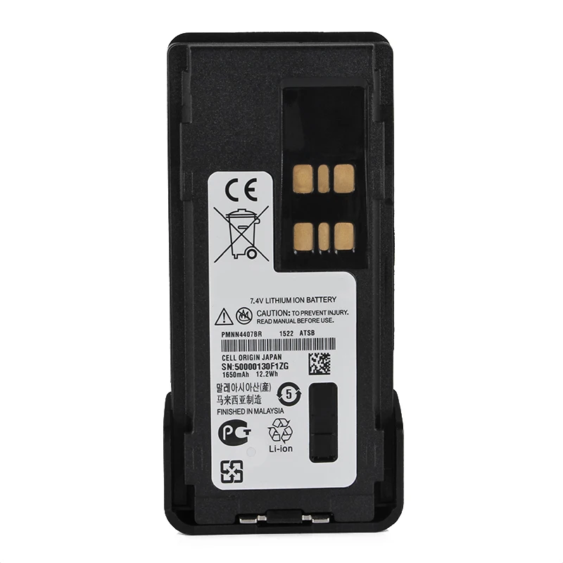 Литий ионный Аккумулятор 7 4 в 1650 мАч Вт ч для Motorola PMNN4409 PMNN4409AR PMNN4412 PMNN4448 PMNN4407 DP4400