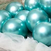 20pcs Metallic Gold Silver Green Purple Ballon Wedding Happy Birthday Latex Balloons Metal Chrome Balloon Air Helium Baloon ► Photo 2/6