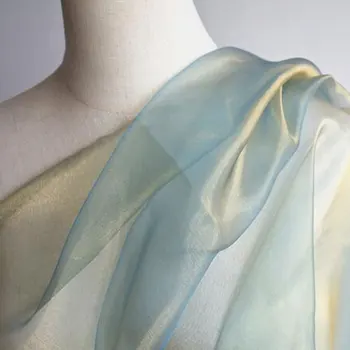 

Double Color Fancy Gauze Frbric Transparent Gradient Magic Color Gauze Shape Embroidery Shooting Background Cloth 1m P14