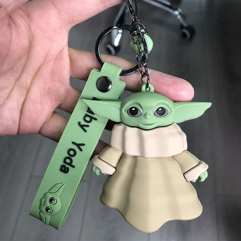 Porte Cles Disney Star Wars Bebe Yoda Figurine De Dessin Anime Mandalorian Modele D Action En Pvc Meilleure Vente Jouets Pour Enfants Cadeau Aliexpress