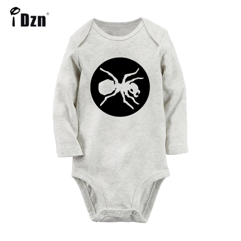 

THE PRODIGY rock Band spider Halloween Party Black Spider insect Newborn Baby Bodysuit Toddler Onesies Jumpsuit Clothes Gift