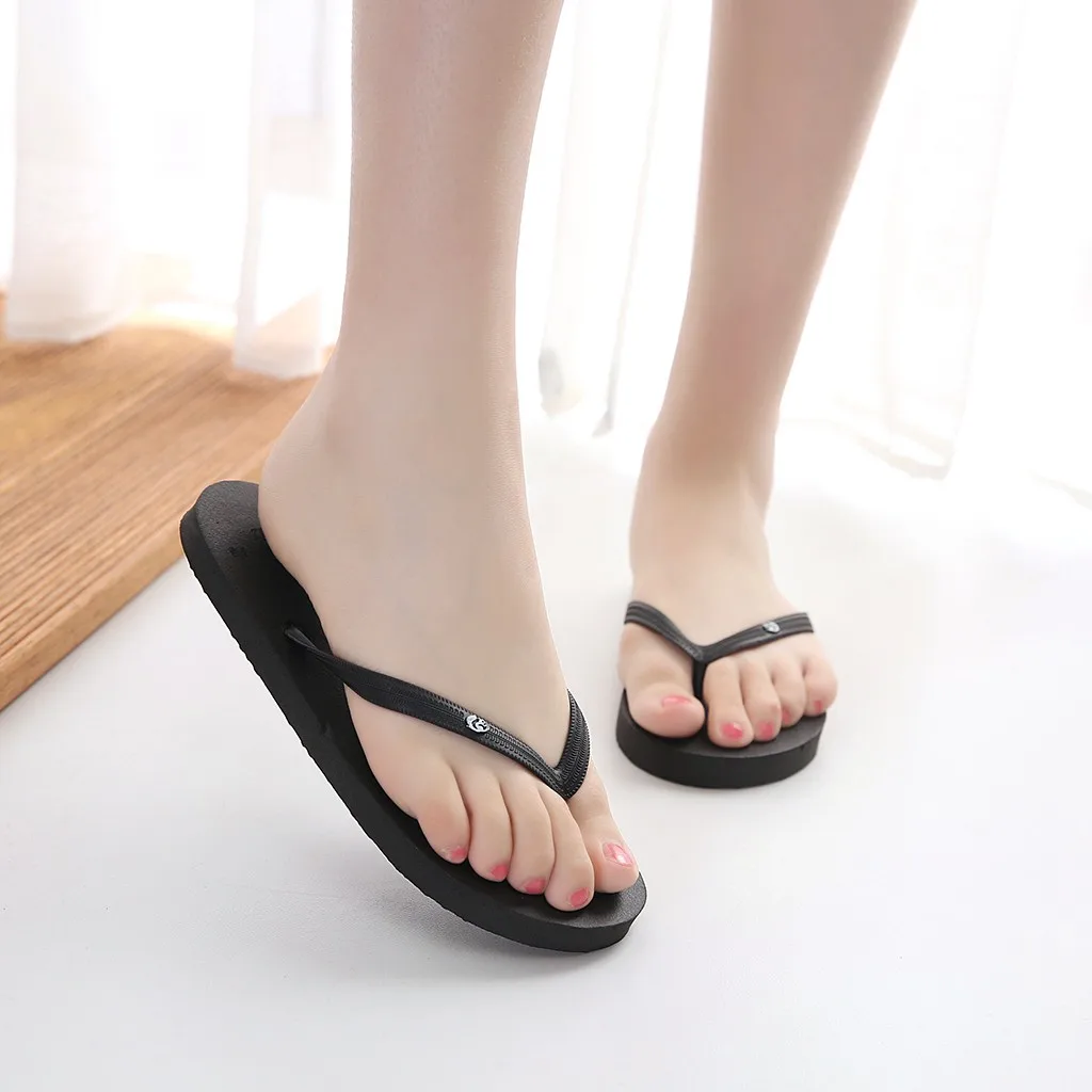 

Women Gilrs Summer Slipper Animal Solid Color Indoor Outdoor Beach Flip Flops Anti-slip Slipper Casual Shoes Sandalia Feminina
