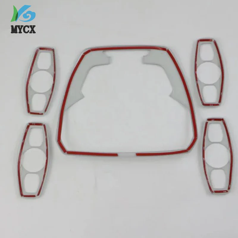 Для FORD ESCAPE KUGA 5 шт. хромированный светильник для чтения с картой, переключатель лампы на крыше, накладка, панель, рамка, рамка