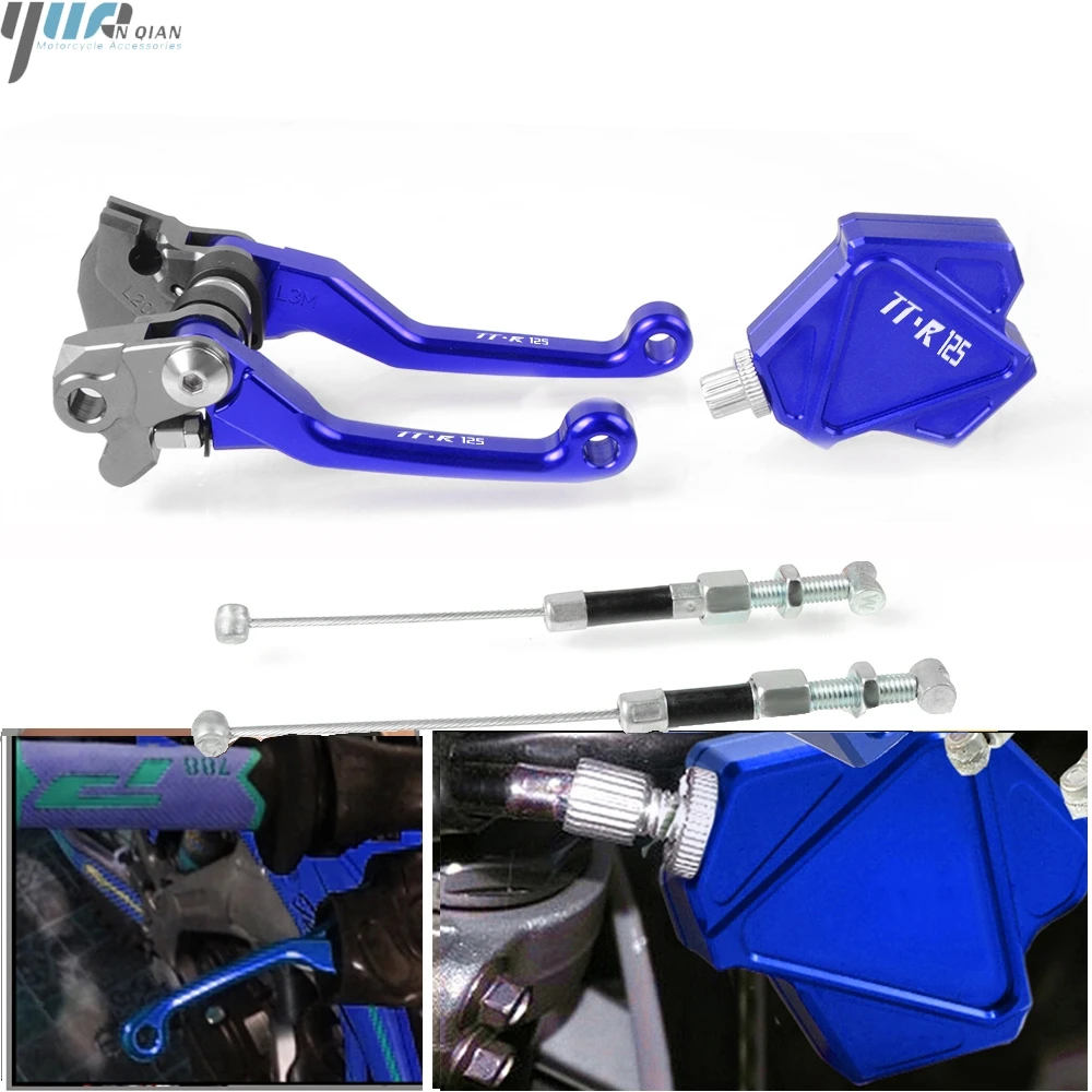 Motocross CNC Dirt Bike Pivot Brake Clutch Levers Easy Pull Clutch Lever System For YAMAHA TTR125 TTR 125L TTR 125 L 2000-2017 Motocross CNC Dirt Bike Pivot Brake Clutch Levers Easy Pull Clutch Lever System For YAMAHA TTR125 TTR 125L TTR 125 L 2000-2017