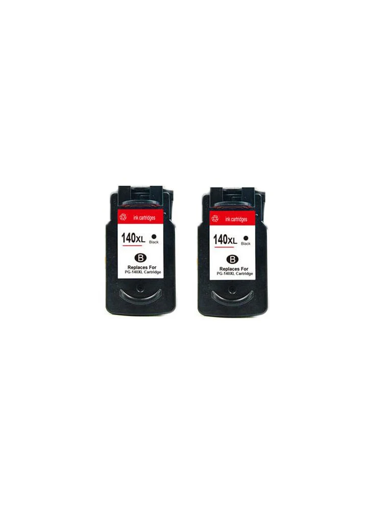 2 шт черные чернила картридж для PG140 PG-140 PG140XL PIXMA MG4110 MG3210 MG3510 MG474 принтер