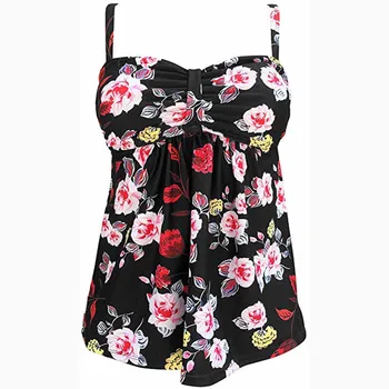 

2020 New Flower Bikinis Women Swimsuit High Waist Bathing Suit Plus Size Swimwear Push Up Bikini Set Vintage Beach Wear Biquini