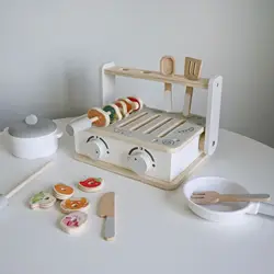 Ensemble de blocs de construction Montessori en bois, pierres plates en bois, Style nordique créatif, jeu arc en ciel à empiler, équilibrant, cadeau 