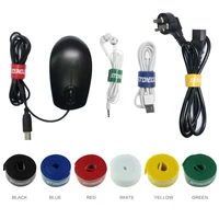 STONEGO USB oplot na kable Organizer do kabli opaski na mysz uchwyt na przewód słuchawkowy przewód HDMI darmowe cięcie zarządzanie telefon Hoop taśma Protector 5