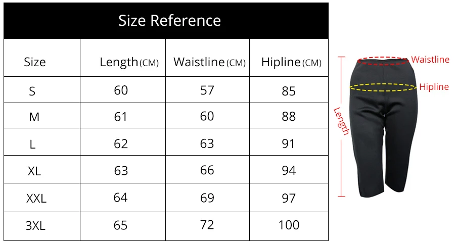 CXZD Womens Slimming Pants Thermo Neoprene Sweat Sauna Body Shapers Fitness Stretch Control Panties Burne Waist Slim Pants (17)