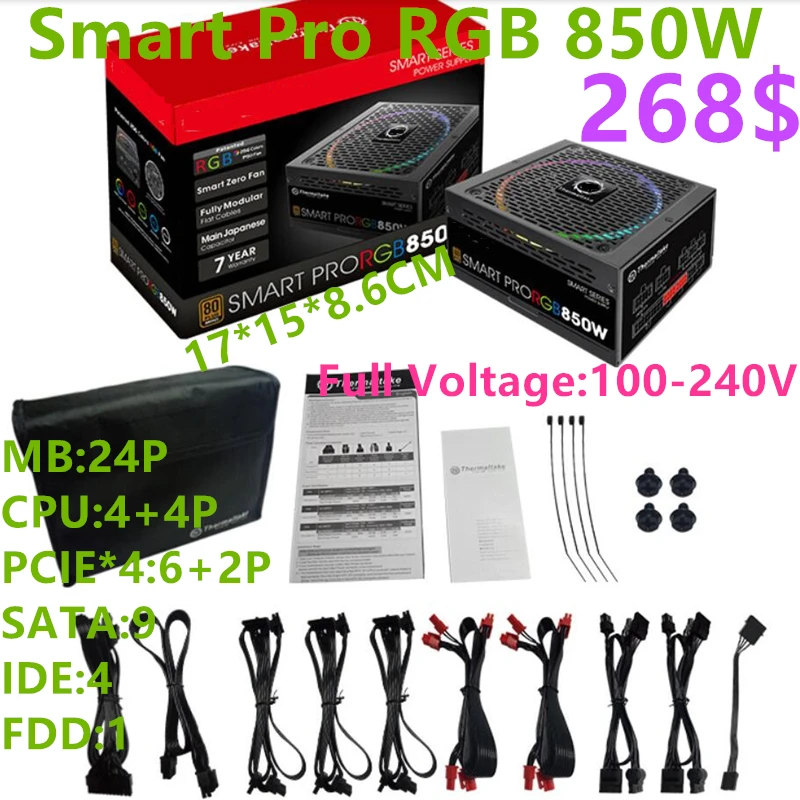 New Original PSU For Thermaltake(Tt) Brand 80plus Bronze ATX Desktop Game Power Supply 850W Power Supply Smart Pro RGB 850W|PC Power Supplies| - AliExpress New Original PSU For Thermaltake(Tt) Brand 80plus Bronze ATX Desktop Game Power Supply 850W Power Supply Smart Pro RGB 850W|PC Power Supplies| - AliExpress
