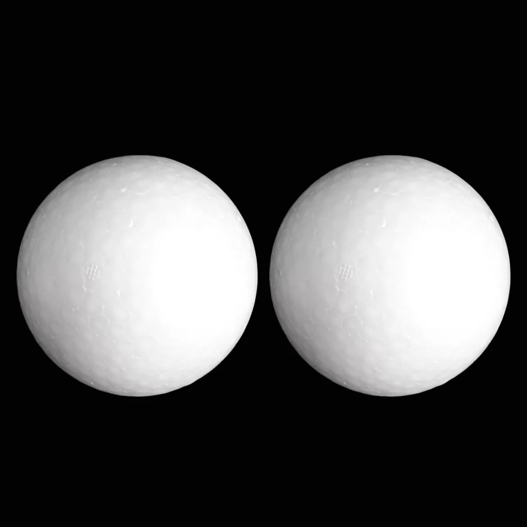 2x Foam Ball Modelling Polystyrene Styrofoam Spheres Decoration Craft 200mm