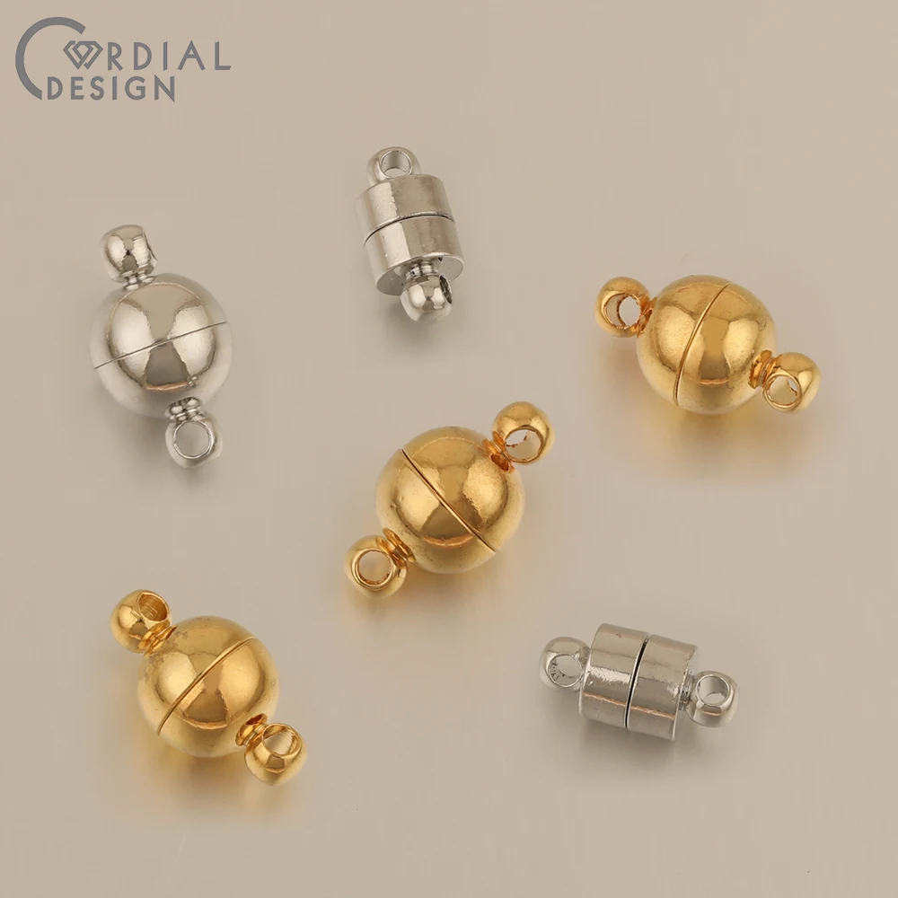 Cordial Design Magnet Clasps & Hooks/DIY Making/Jewelry Accessories/Genuine Gold Plating/Hand Made/Jewelry Findings & Components - cordial