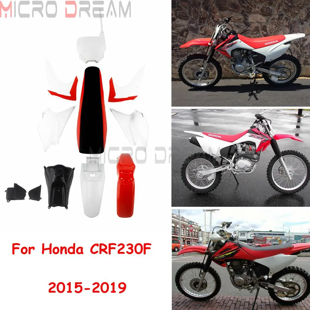 Мотоцикл Обтекатели для HONDA CRF230F CRF 230F Байк мотокросс обтекатель Наборы запасные части корпуса