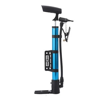 

Bicycle Pump Cycling Practical Foldable Pedal Aluminium Alloy Portable With Bracket Handheld Ball Needle Mini High Pressure