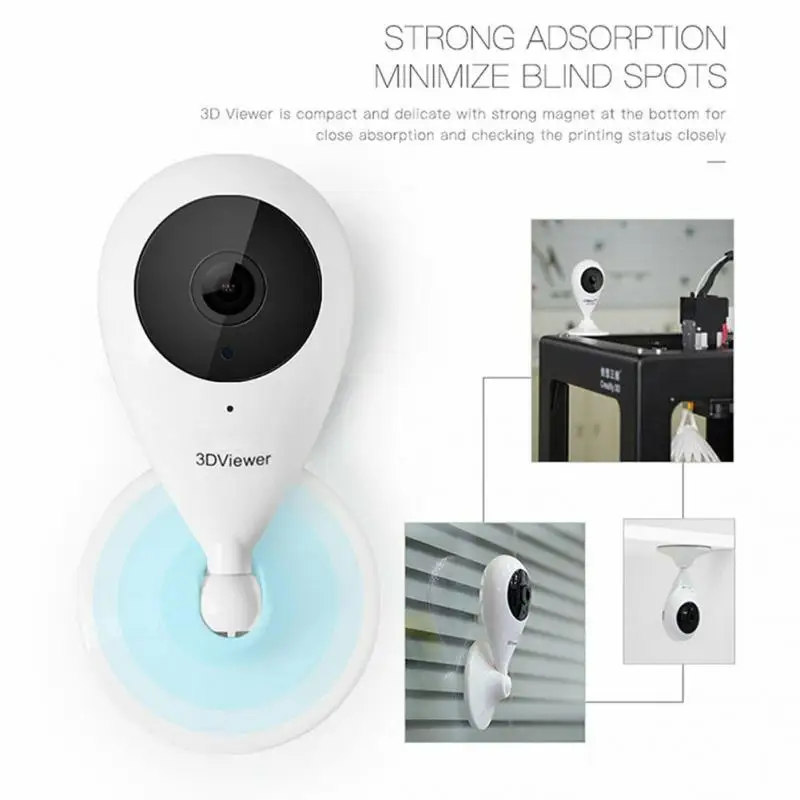 Магнитный USB HD 3D зритель Смарт Портативный 1080P IR 360 Вращение Камеры удаленный монитор принтер wifi для Ender-3-10