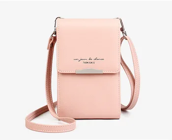 

New Women Casual Wallet Brand Cell Phone Wallet Card Holders Wallet Handbag Purse Clutch Messenger Shoulder Straps Bag For Gift