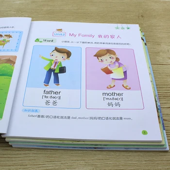 

4 Books childhood English enlightenment Early Baby Children learn English Chinese Book Libros Livros Livres Libro Livro Kitaplar