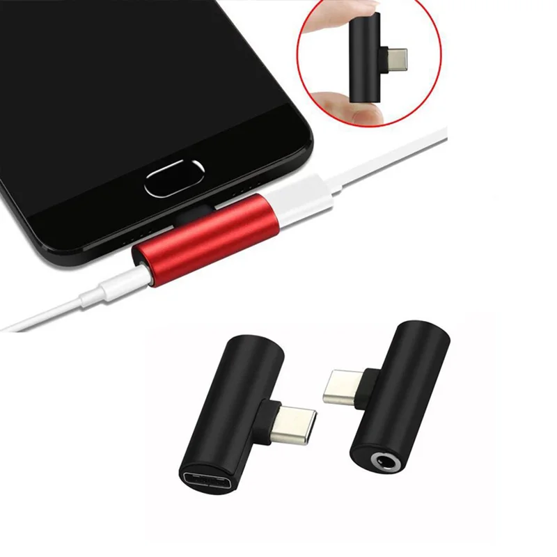 

Type C To 3.5MM Adapter For Sony Xperia 1 XZ4 XZ3 XZ2 Compact USB C Headphone Audio Splitter Converter For Lenovo Z5 Pro Adapter