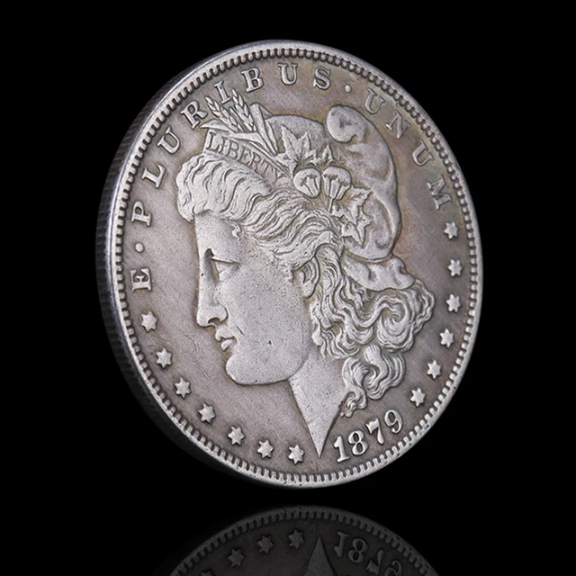 1PC USA Morgan Dollar Coins American Coin Collection Home Decoration Commemorative Coins Gift Crafts 1879